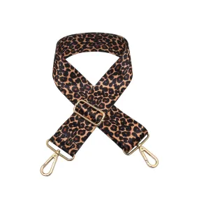 Adjustable Guitar Strap - Leopard Mustard