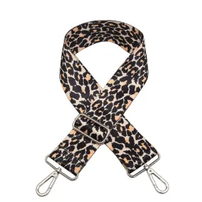 Adjustable Guitar Strap - Leopard/Pink/Khaki