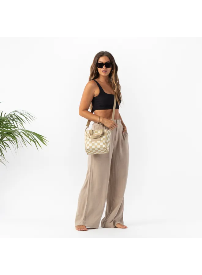 ALOHA COLLECTION Checkmate Crossbody Creme/Dune