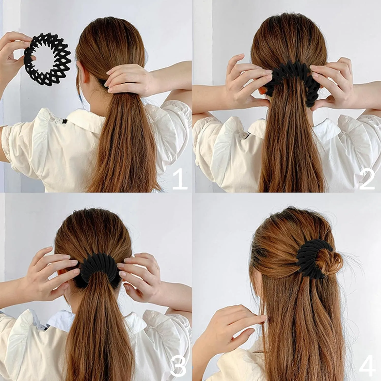 Aweoisa 3PCS Hair Accessories For Women,Bird Nest Magic Hair Clip,Hair Bun Accessories For Women,Hair Bun Clip