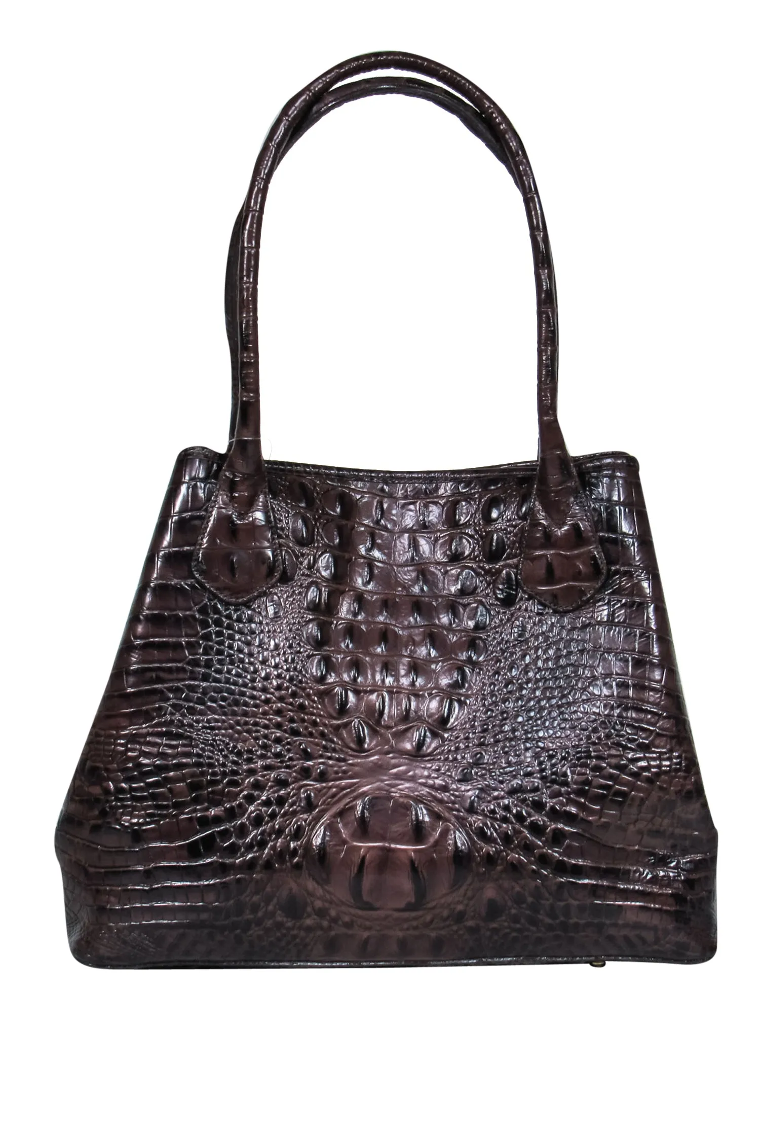 Brahmin - Brown Crocodile "Anytime Tote Melbourne"