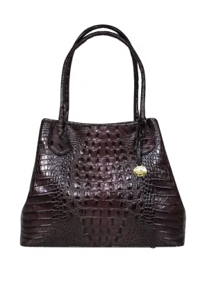 Brahmin - Brown Crocodile "Anytime Tote Melbourne"