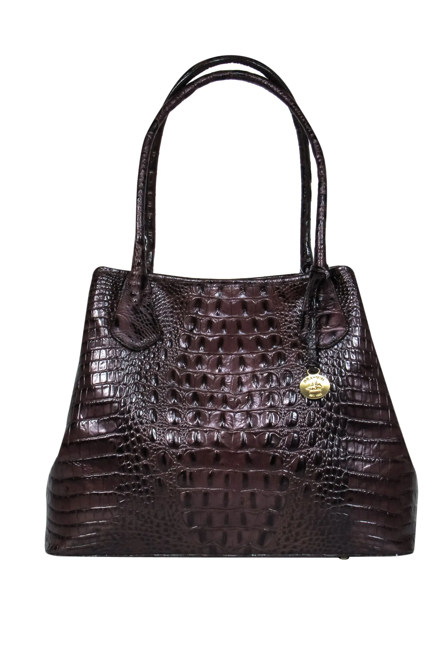Brahmin - Brown Crocodile "Anytime Tote Melbourne"