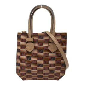 Calf Leather Handbag Shoulder Bag Camel