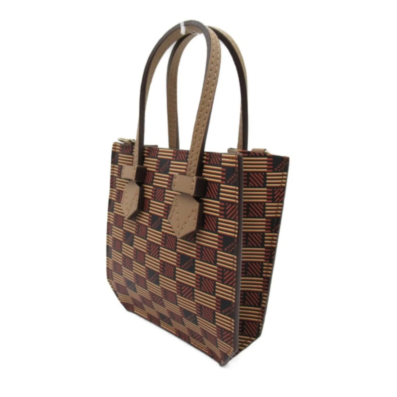 Calf Leather Handbag Shoulder Bag Camel