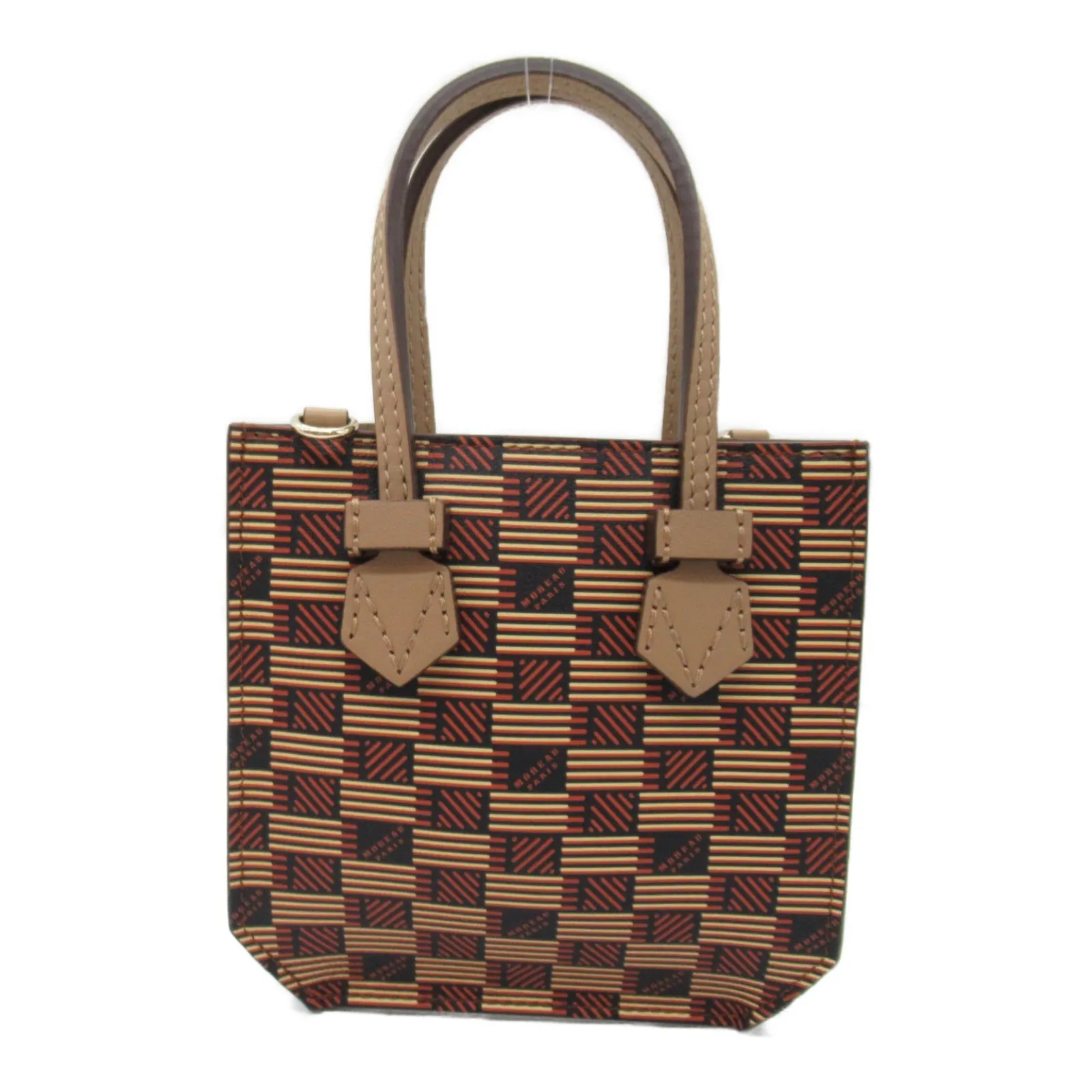 Calf Leather Handbag Shoulder Bag Camel