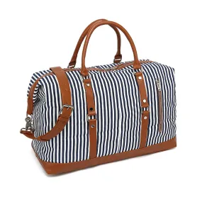 Canvas Tote Travel Bags Canvas Leather Shoulder Bag Unisex Canvas Overnight Bag Weekender Bags Gift Idea