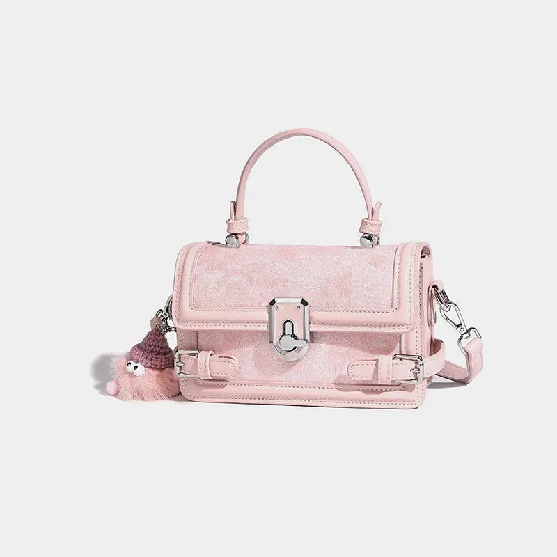 Cherish The Moment Embroidered Handbag