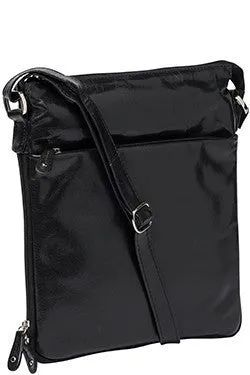 DAHLIA EXPANDABLE LEATHER CROSSBODY BAG