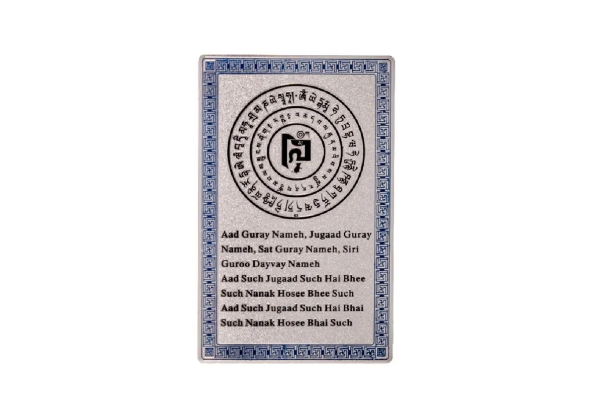 DMtse Feng Shui Blue Rhino Elephant Anti Burglary Talisman Card