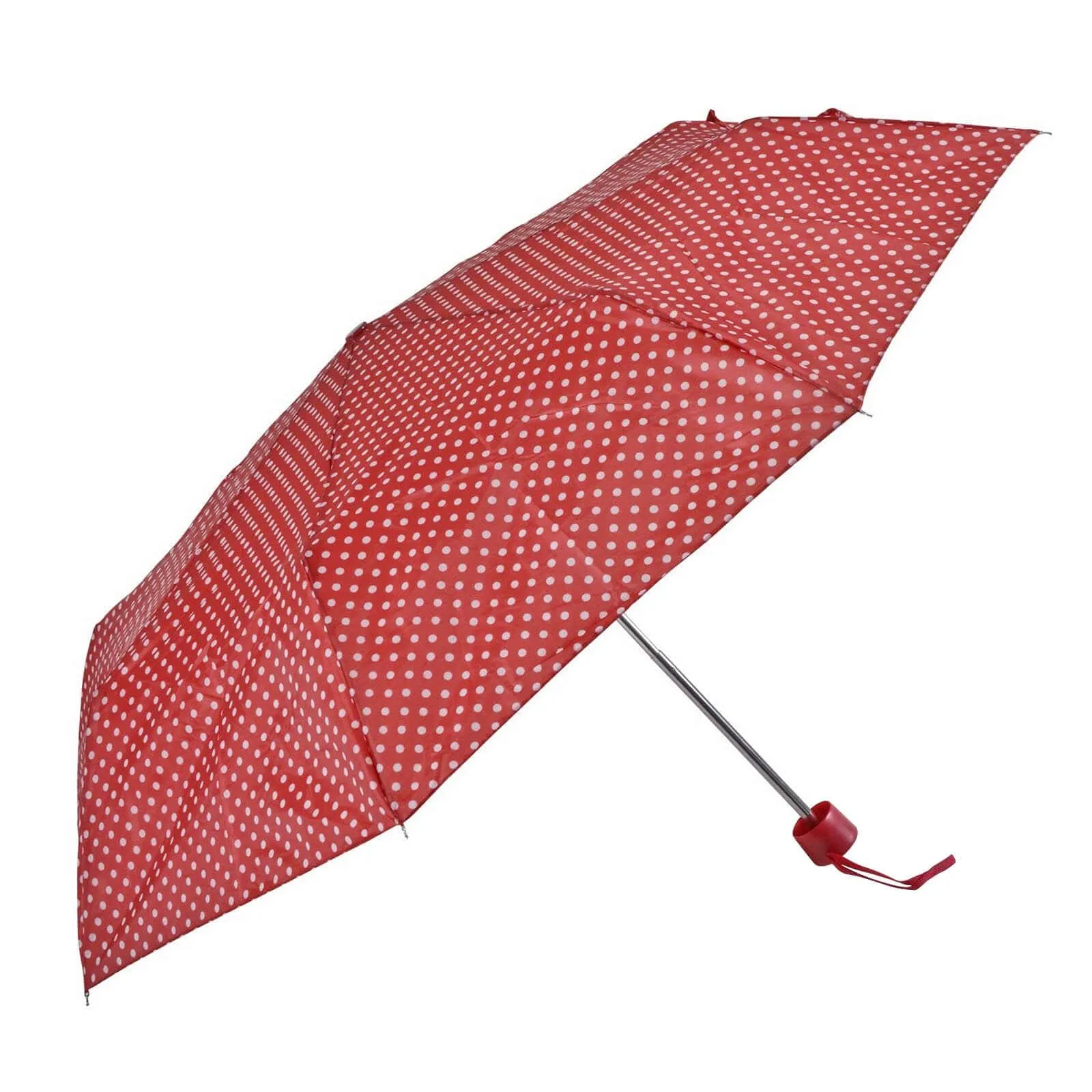 Drizzles Classic Polka Dot Supermini Umbrella Manual Brolly