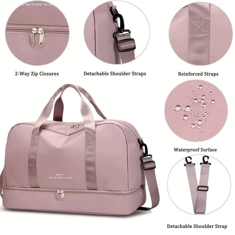 Expandable Travel Luggage, Sports Handbag