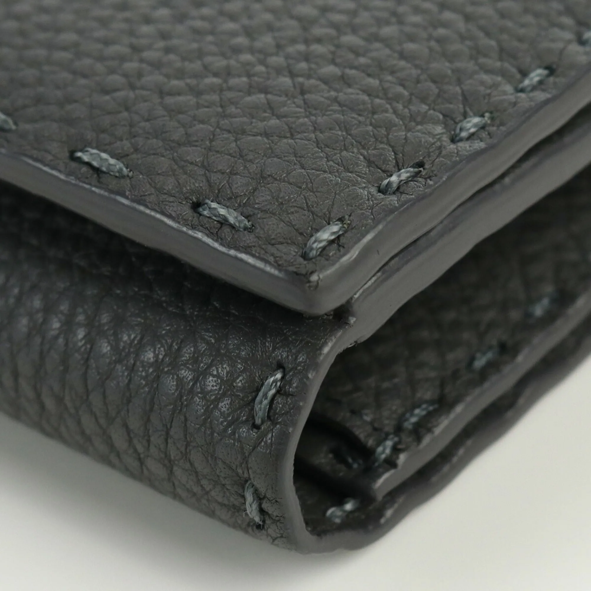 FENDI Selleria Peekaboo 8M0308 SFR Long Wallet Fold Leather Women's