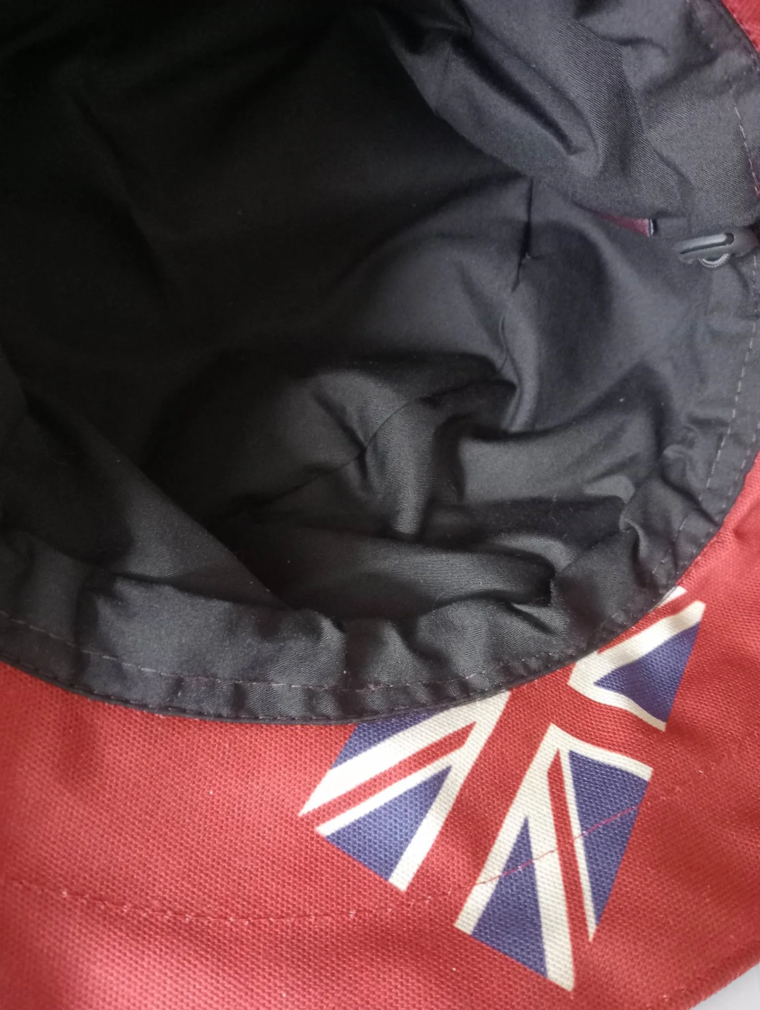 Heritage Waxed Cotton Bucket Hat - Plain or Flag detail