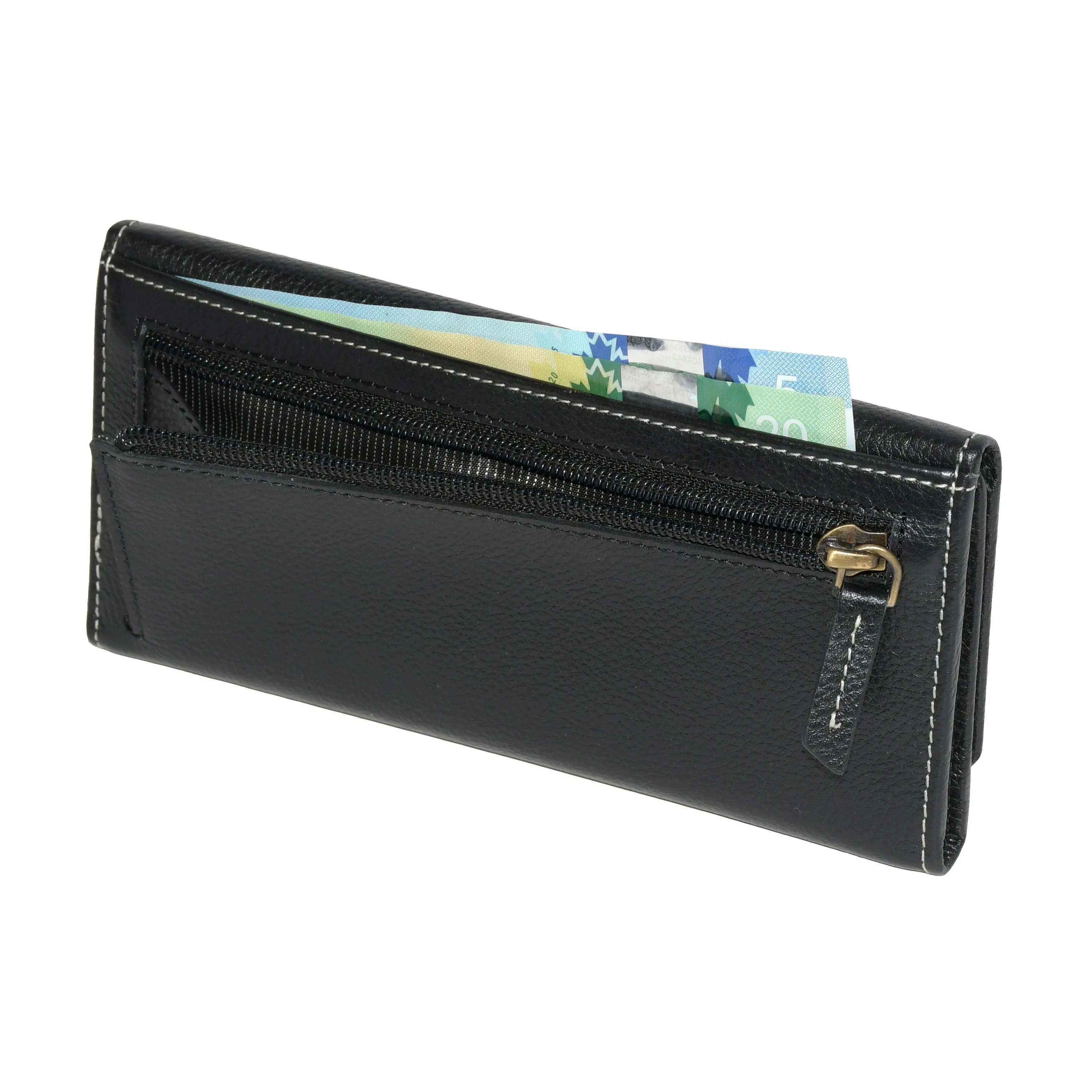 Ladies Slim Clutch Wallet