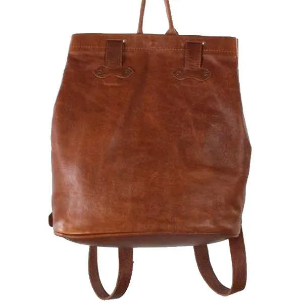 Leather 2 I n1 tote hand backpack