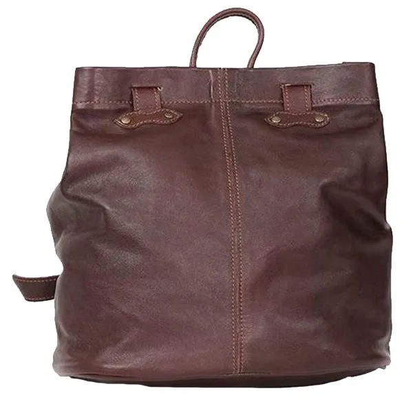Leather 2 I n1 tote hand backpack