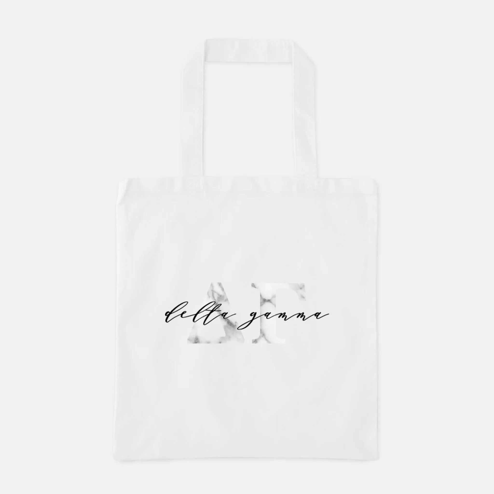 Marble Greek Letters Tote