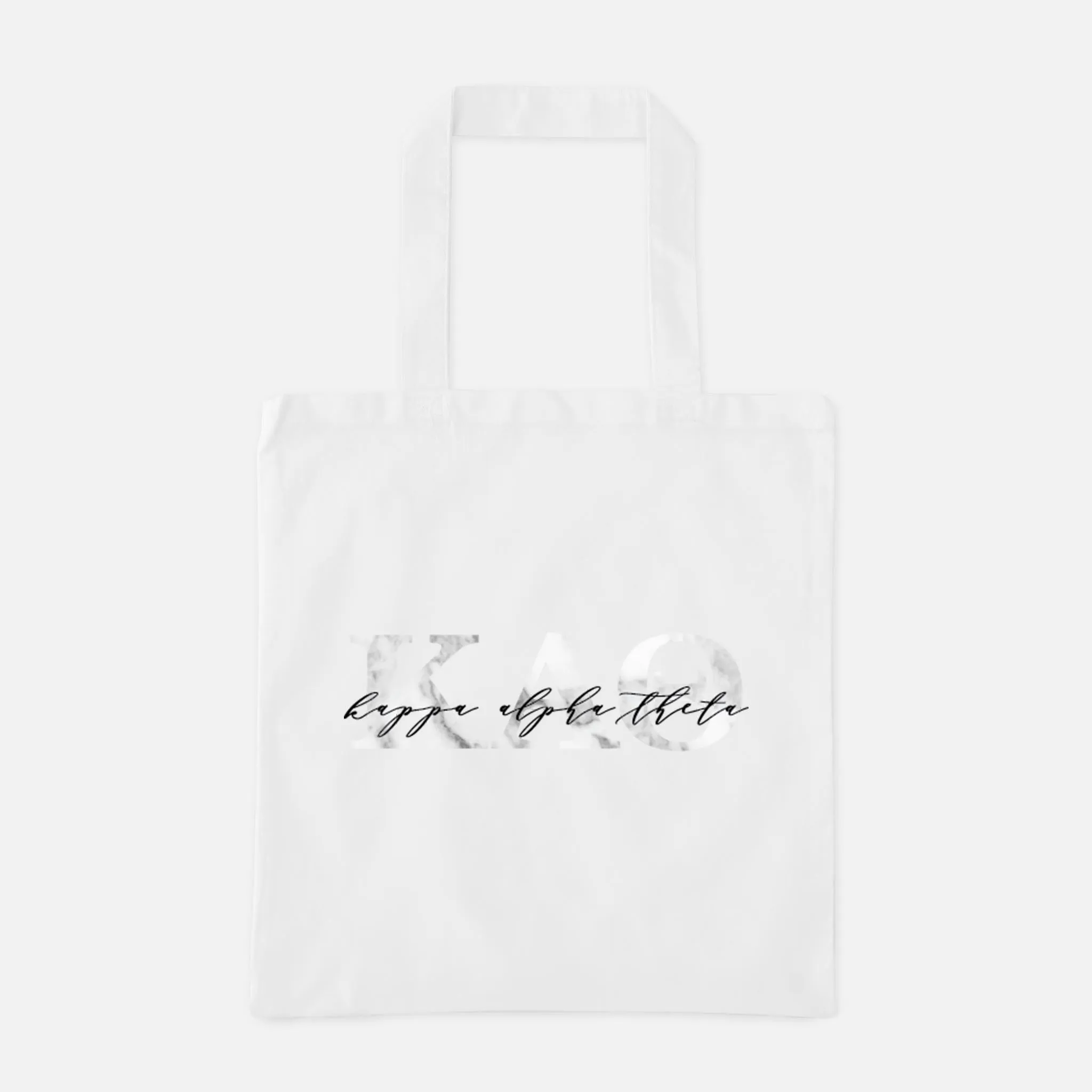 Marble Greek Letters Tote