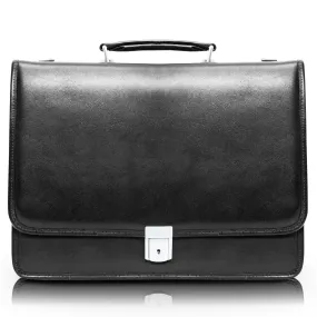 McKlein RIVER NORTH 15" Leather Triple Compartment Laptop Briefcase