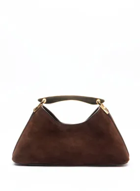 Mini Boomerang Suede Brownie