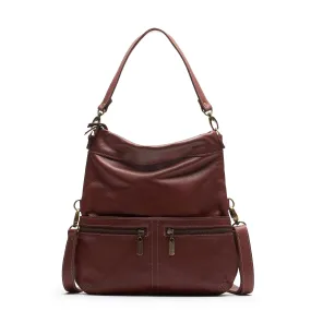 Mini-Lauren Crossbody - Merlot