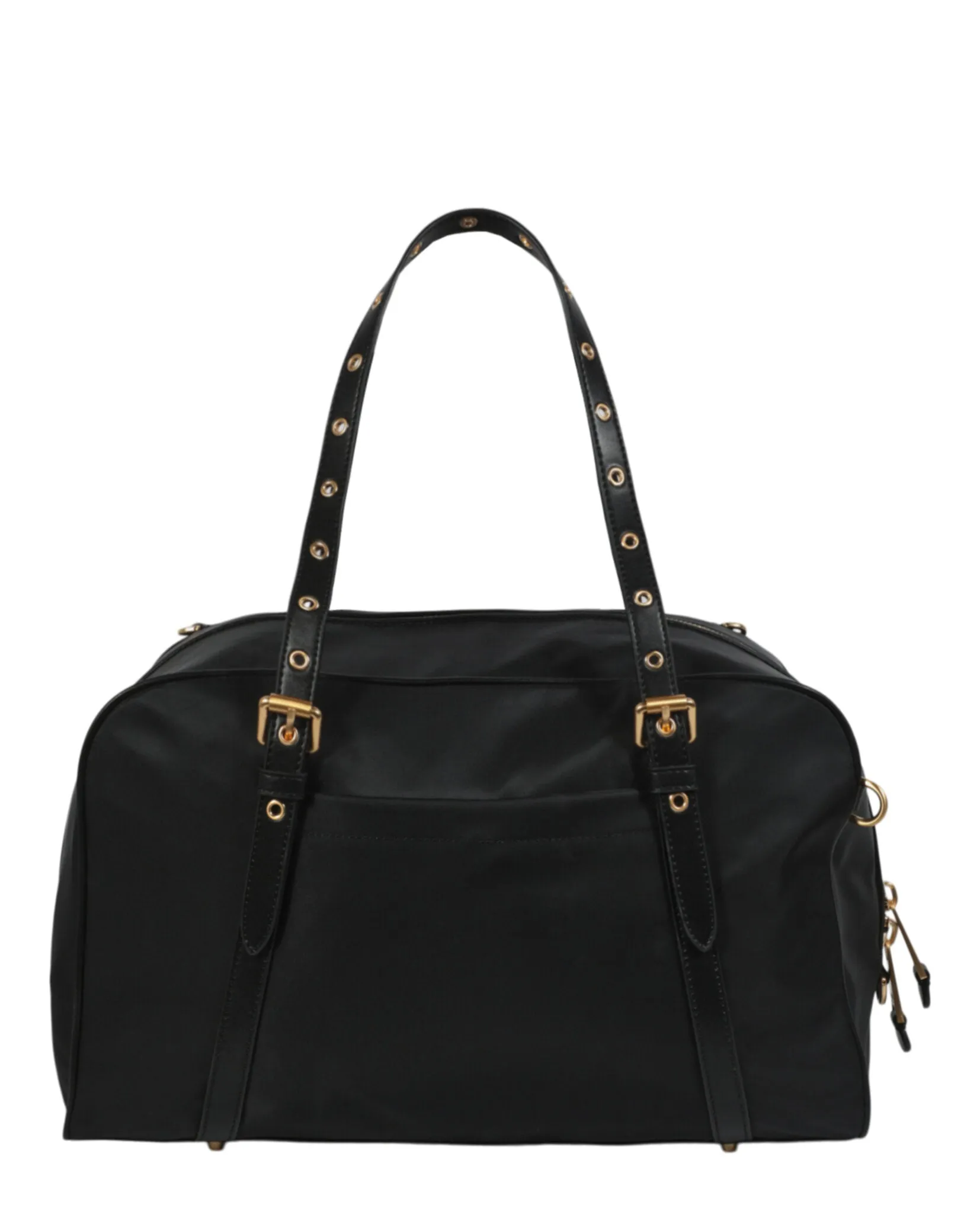 Moschino Nylon Logo Duffle Bag