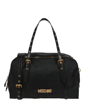 Moschino Nylon Logo Duffle Bag