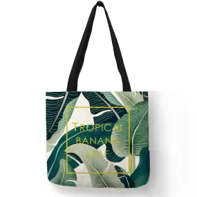 Neblina - Tropical Tote Handbag