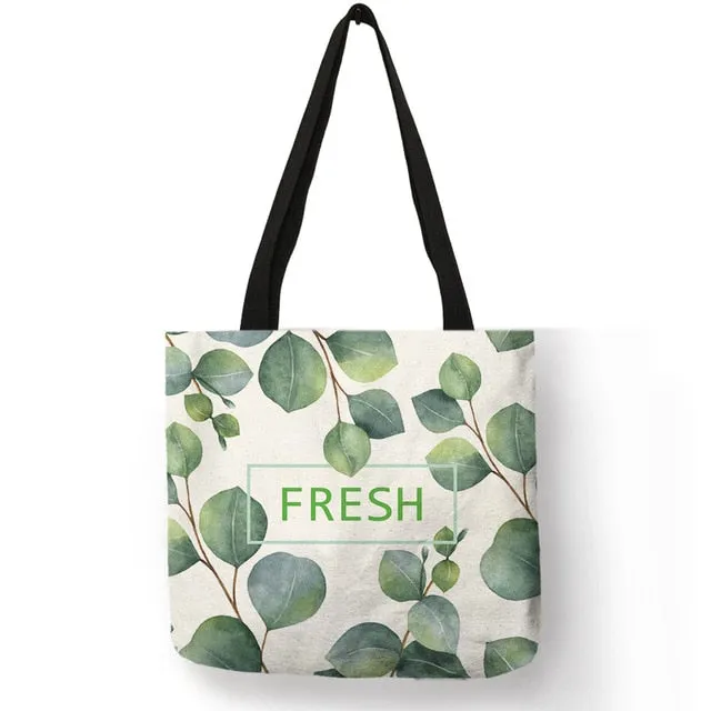 Neblina - Tropical Tote Handbag