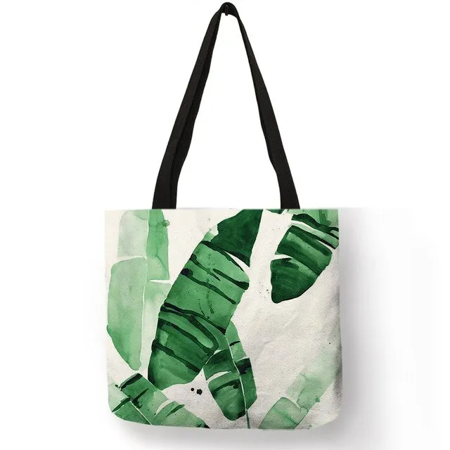 Neblina - Tropical Tote Handbag