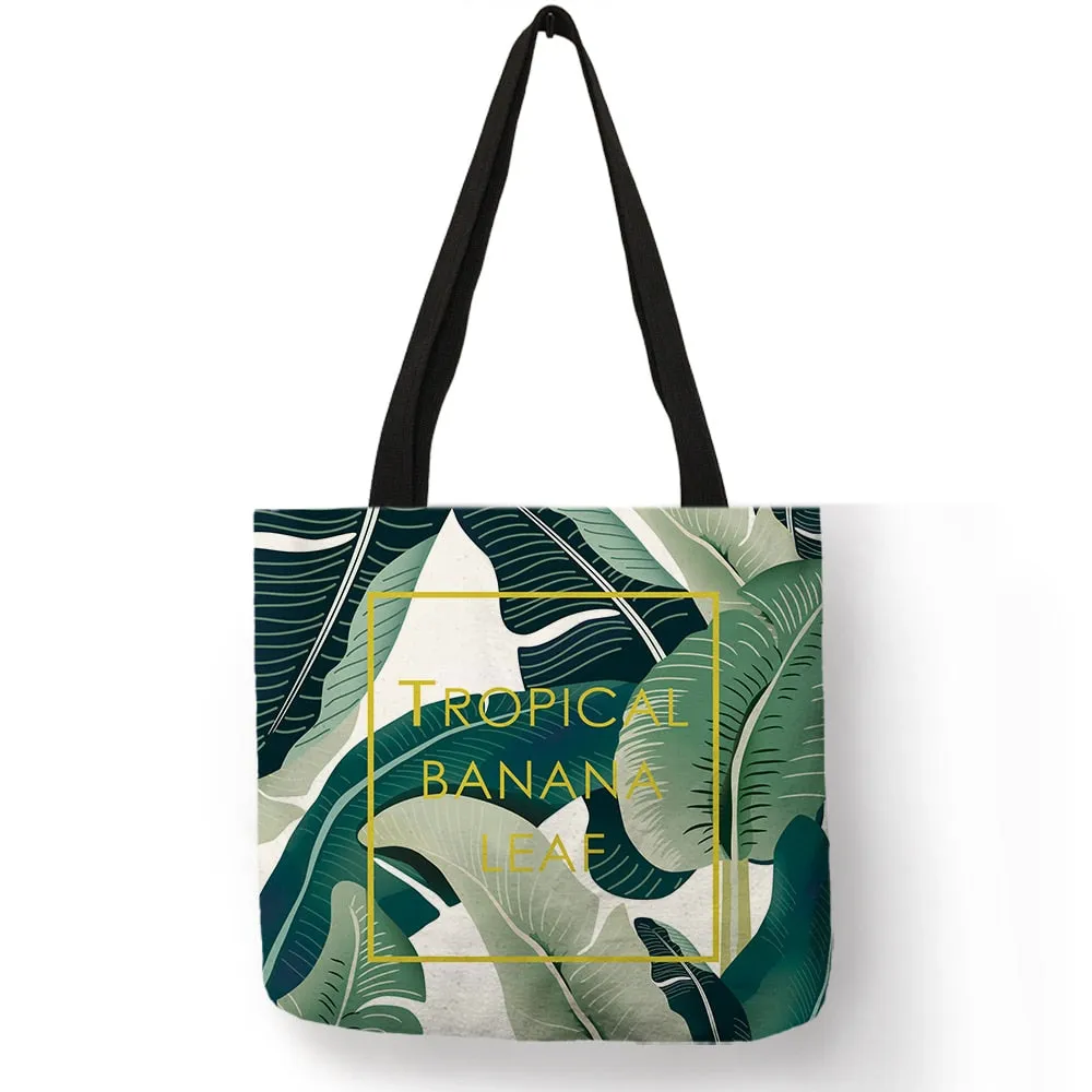 Neblina - Tropical Tote Handbag
