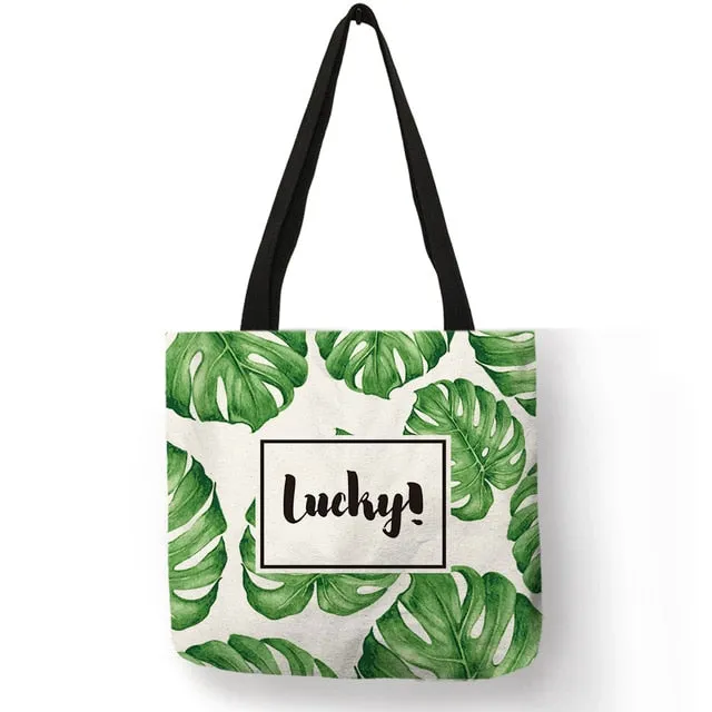 Neblina - Tropical Tote Handbag