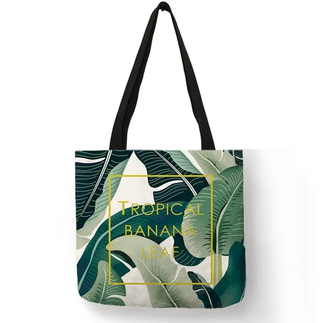 Neblina - Tropical Tote Handbag
