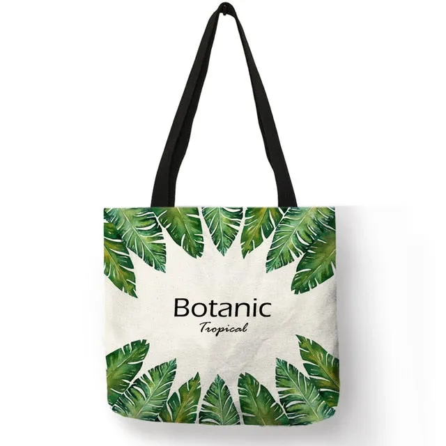 Neblina - Tropical Tote Handbag