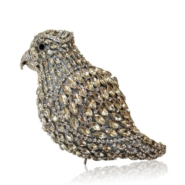 Parrot Studded Clutch