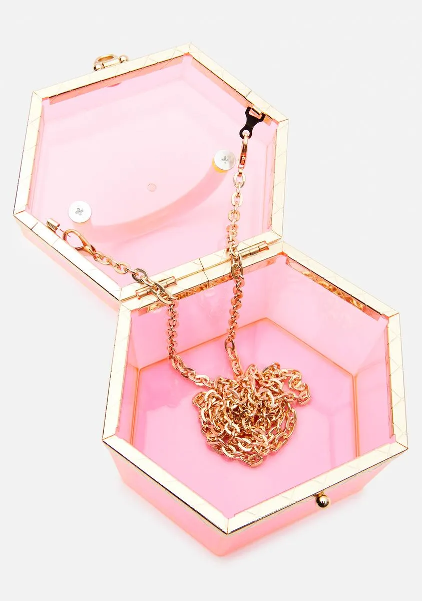 Pink Marcie Acrylic Handbag