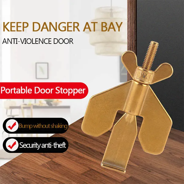 Portable Travel Safety Door Stopper