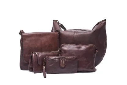 Rugged Hide RH-505 Joyce Crossbody Leather Sachel bag