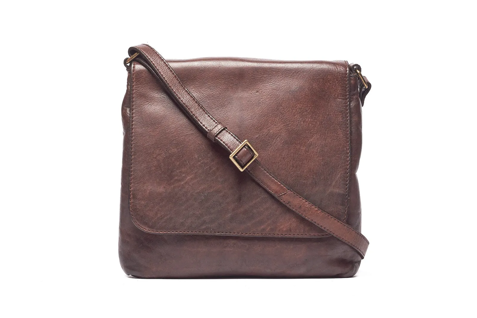 Rugged Hide RH-505 Joyce Crossbody Leather Sachel bag