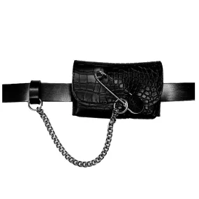 SAFETY PIN BELT BAG