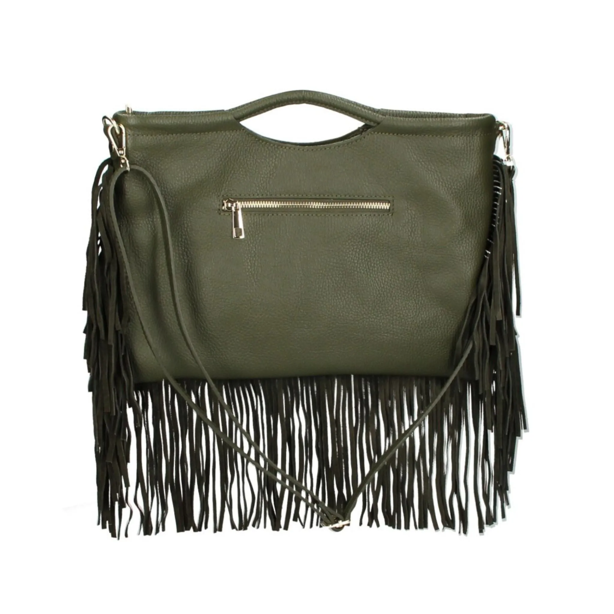 The Leather Fringed Bag