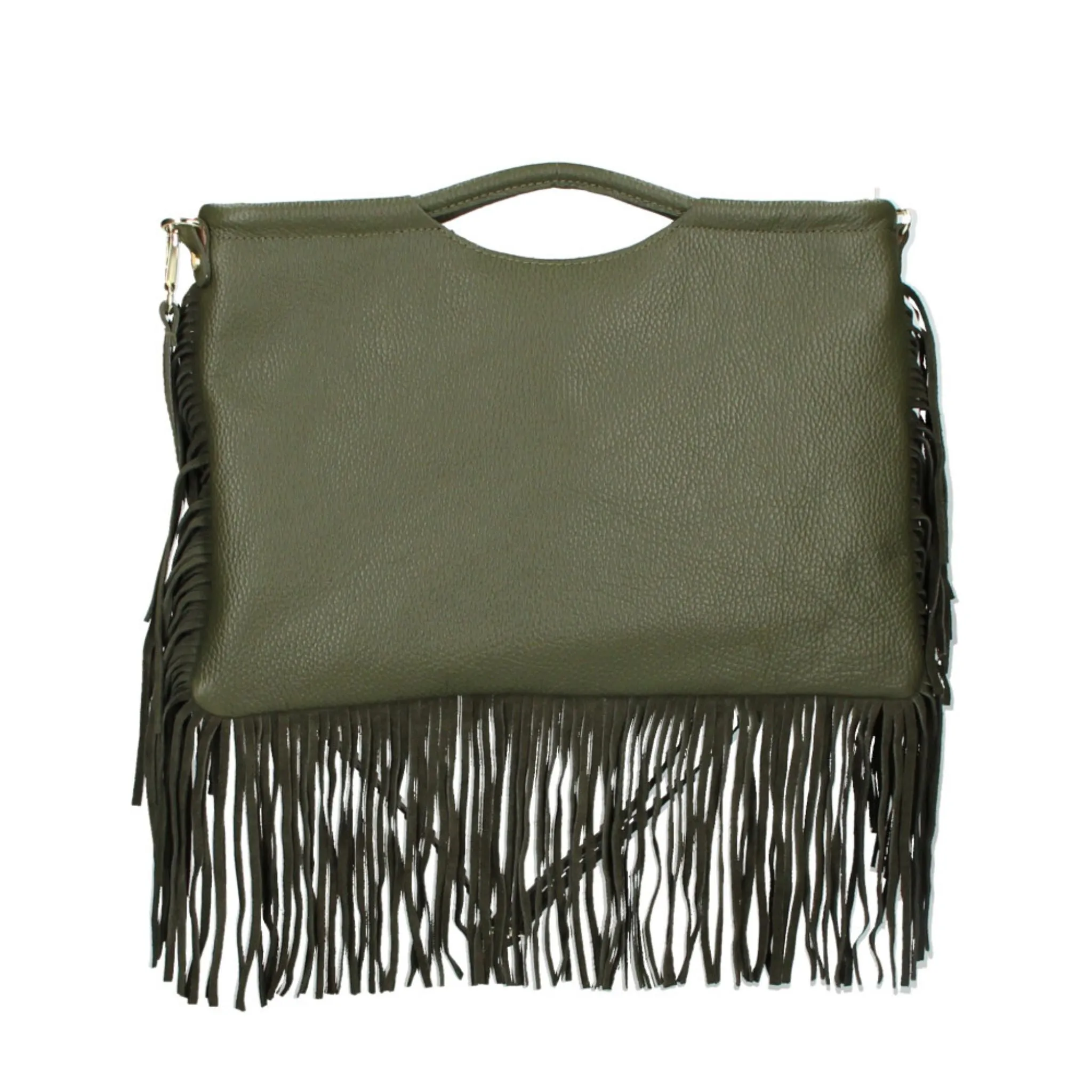 The Leather Fringed Bag