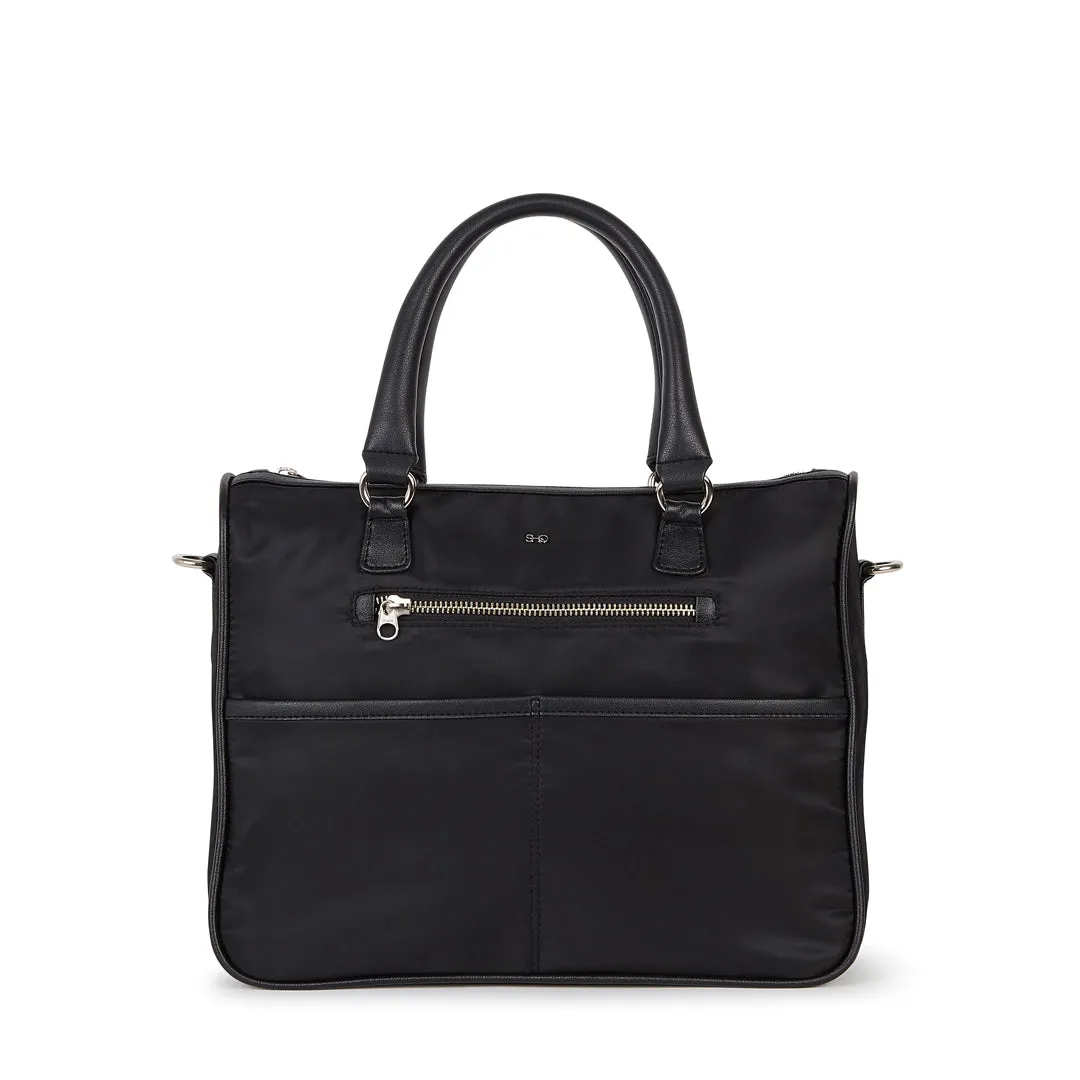 TOKYO NYLON HAND AND SLING BAG BLACK