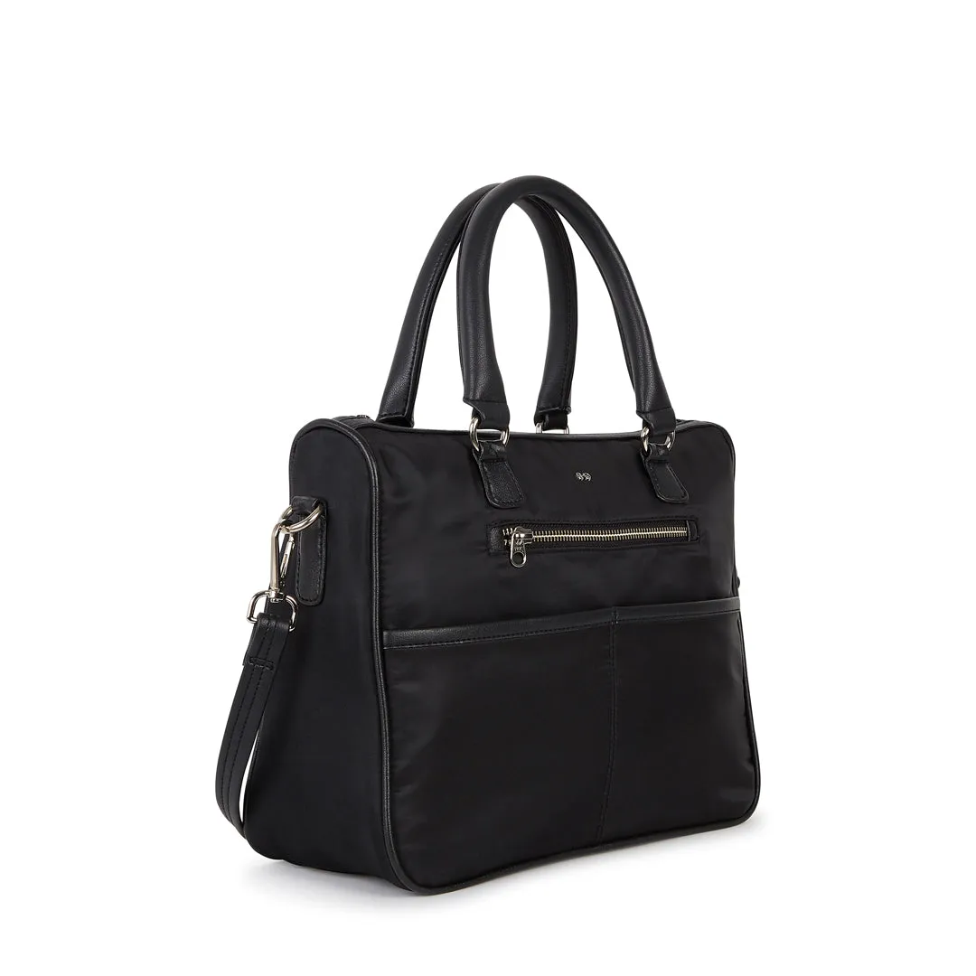 TOKYO NYLON HAND AND SLING BAG BLACK