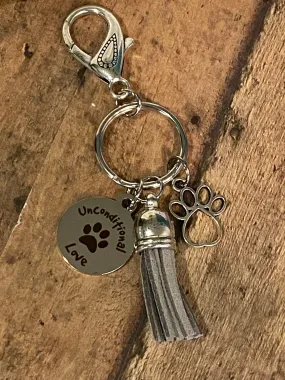 UNCONDITIONAL LOVE/PET Purse Charm/Key Chain