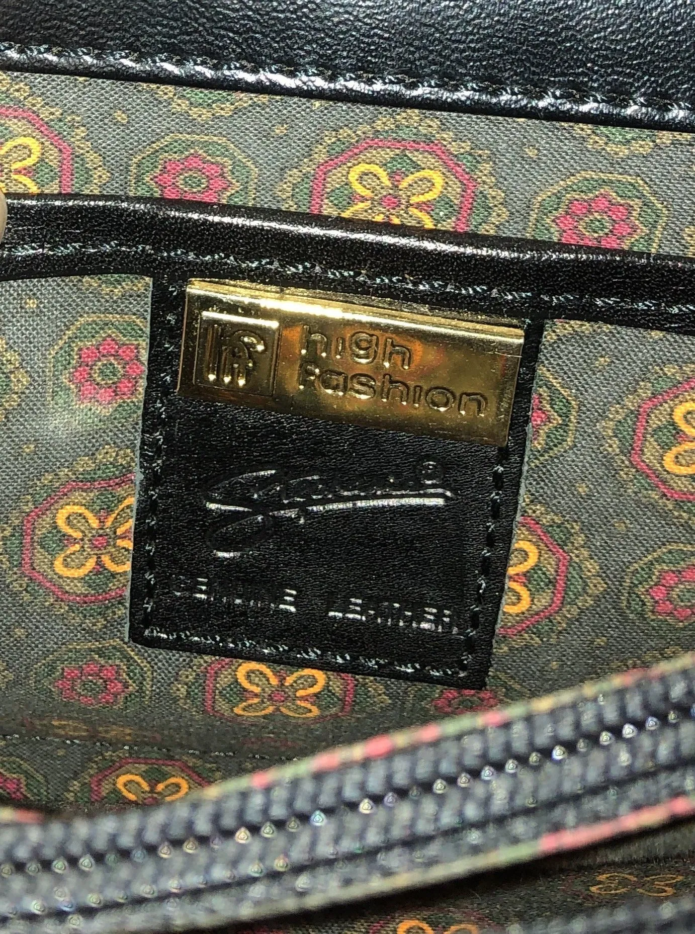 Vintage Stephane Black Leather Crossbody Bag, SOLD